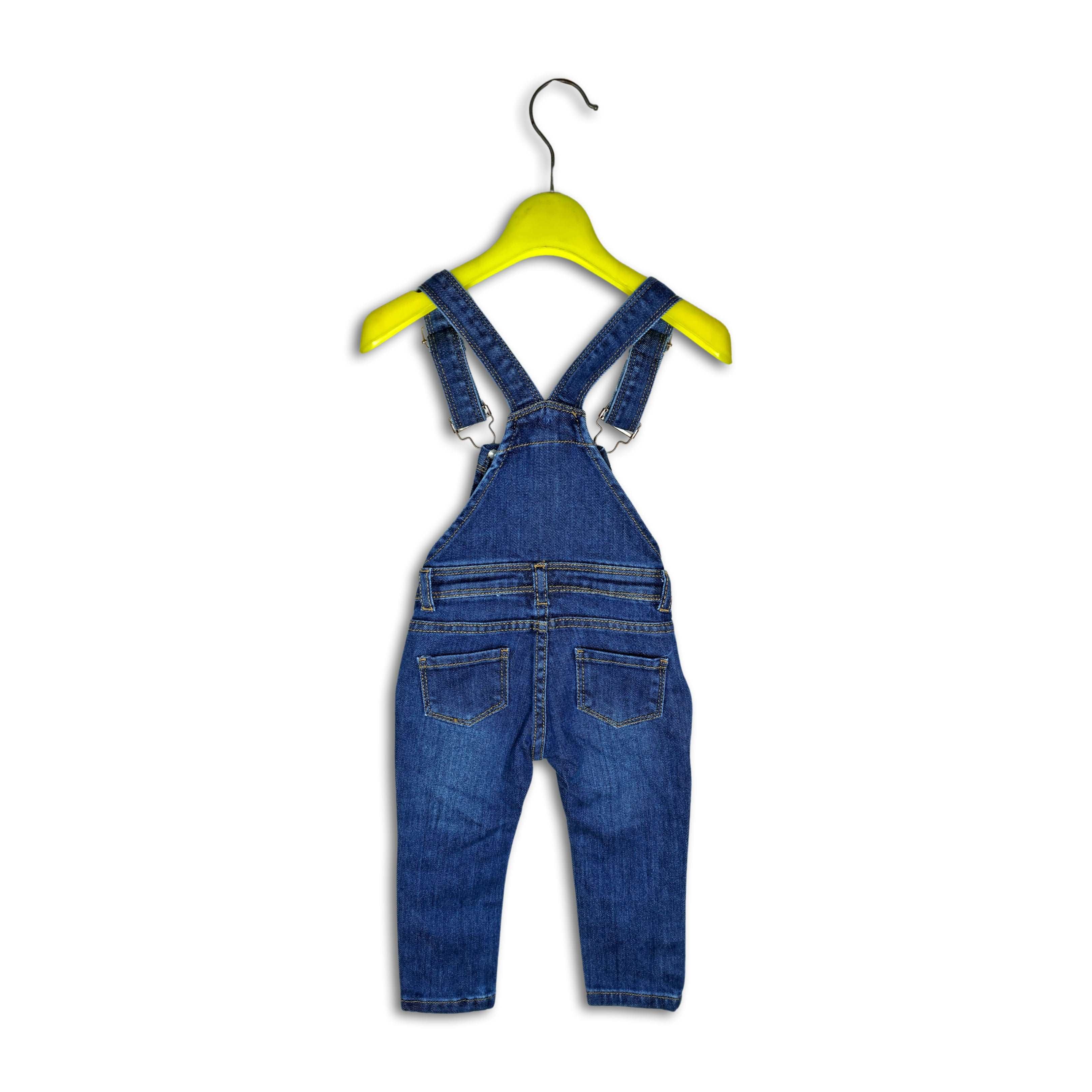 Flexi-Fit Denim Dungarees: Play-Proof Unisex Style for the Little Adventurers