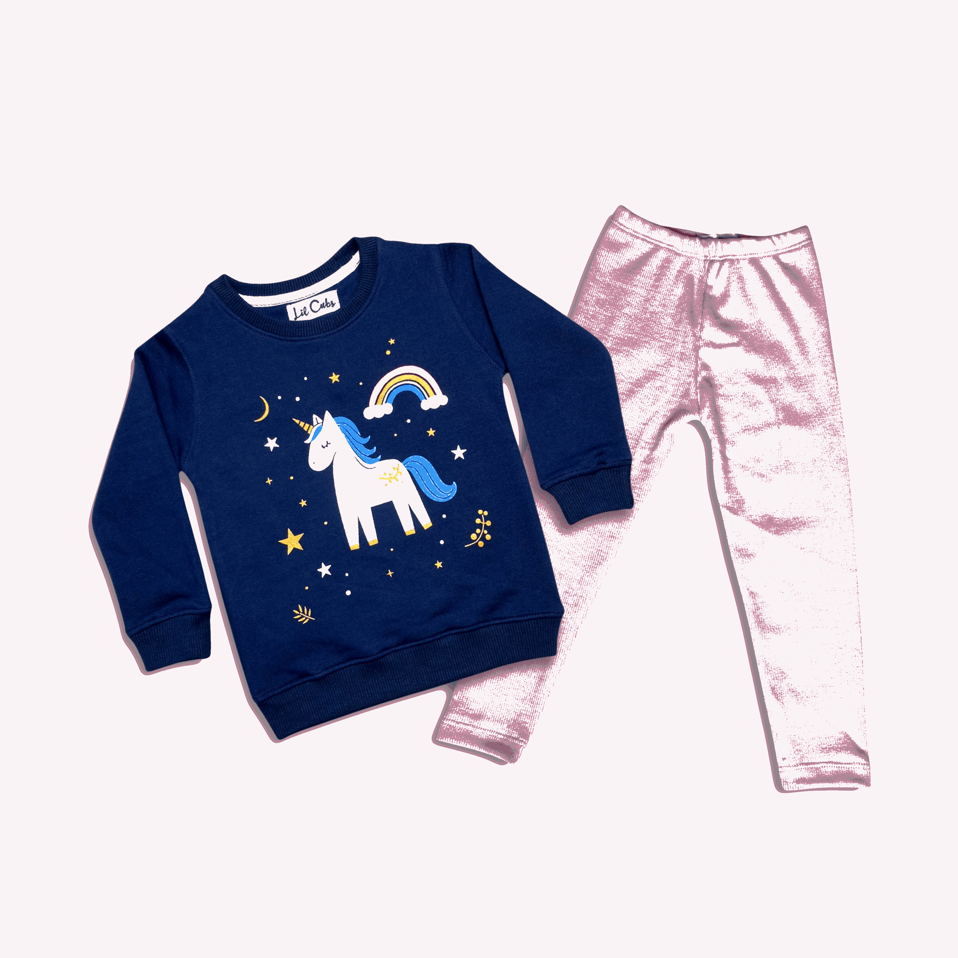 Enchanting Unicorn Girls' Tracksuit