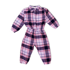 Cozy Plaid Flannel Jumpsuits: Perfect Winter Wardrobe for Girls 1-6 Years