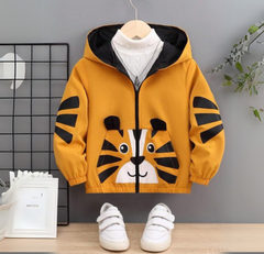 Cozy Tiger Fleece Hoodie for Kids