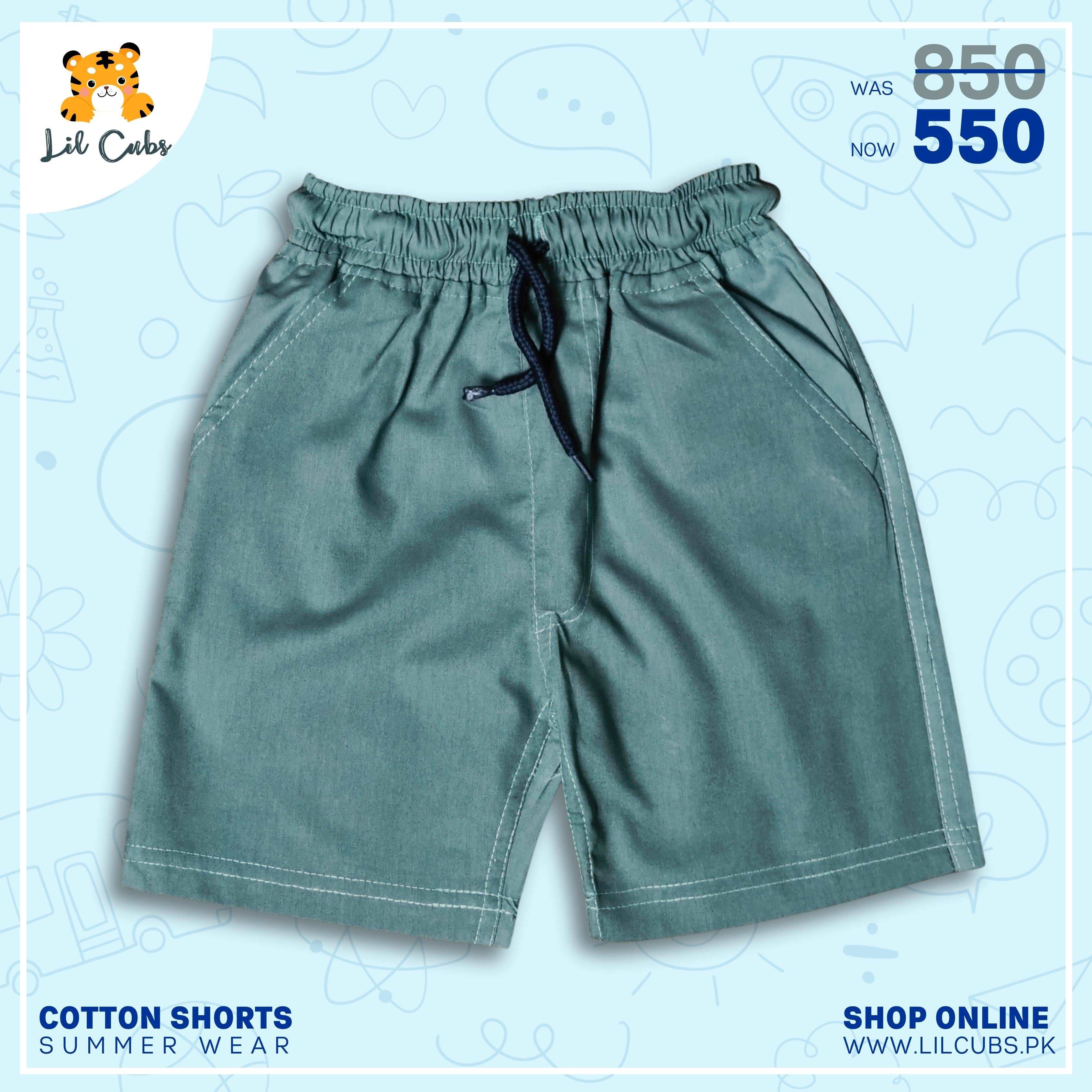 Adventure-Ready Cotton Shorts: Stylish Comfort for Kids On-the-Go