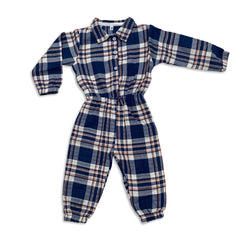 Cozy Plaid Flannel Jumpsuits: Perfect Winter Wardrobe for Girls 1-6 Years