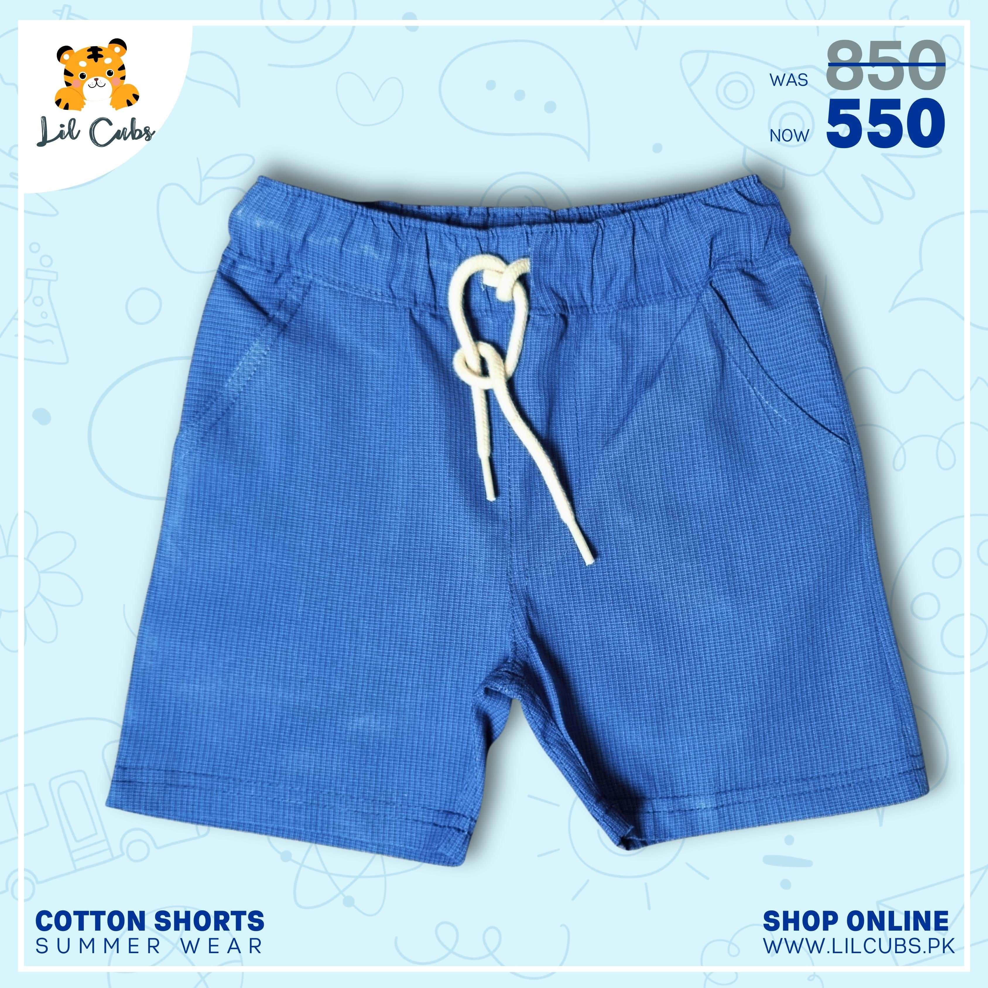 Adventure-Ready Cotton Shorts: Stylish Comfort for Kids On-the-Go