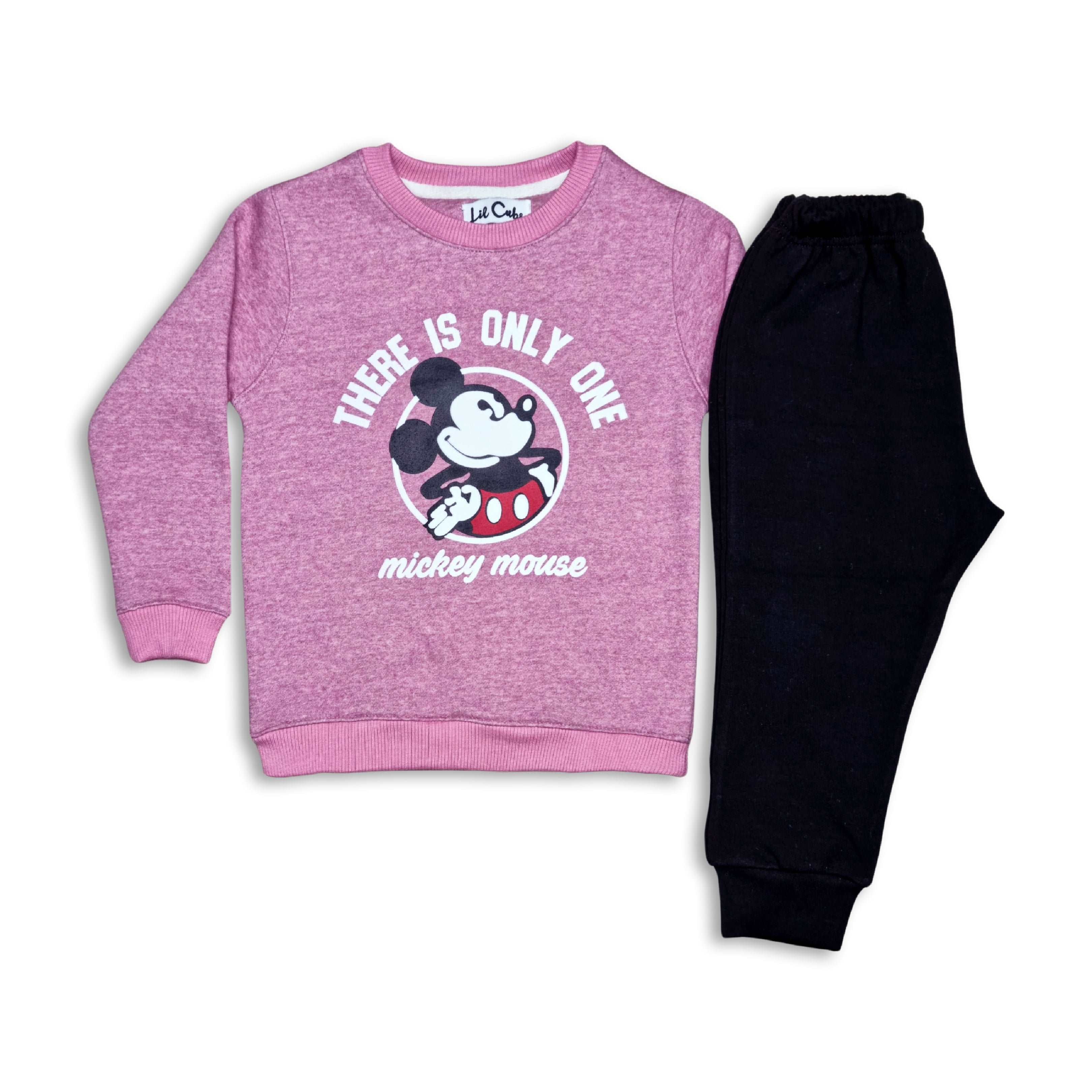 Mickey Mouse Magic: Girls' Tracksuit Delight