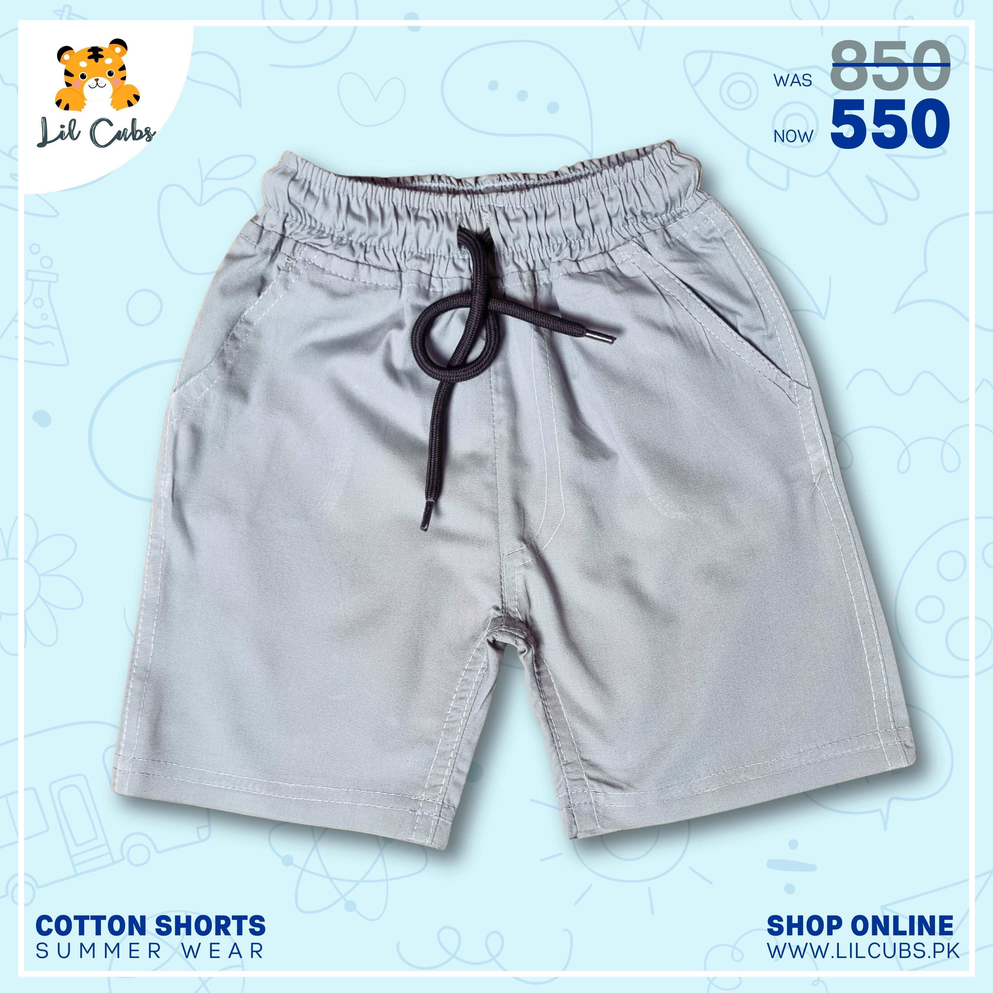 Adventure-Ready Cotton Shorts: Stylish Comfort for Kids On-the-Go