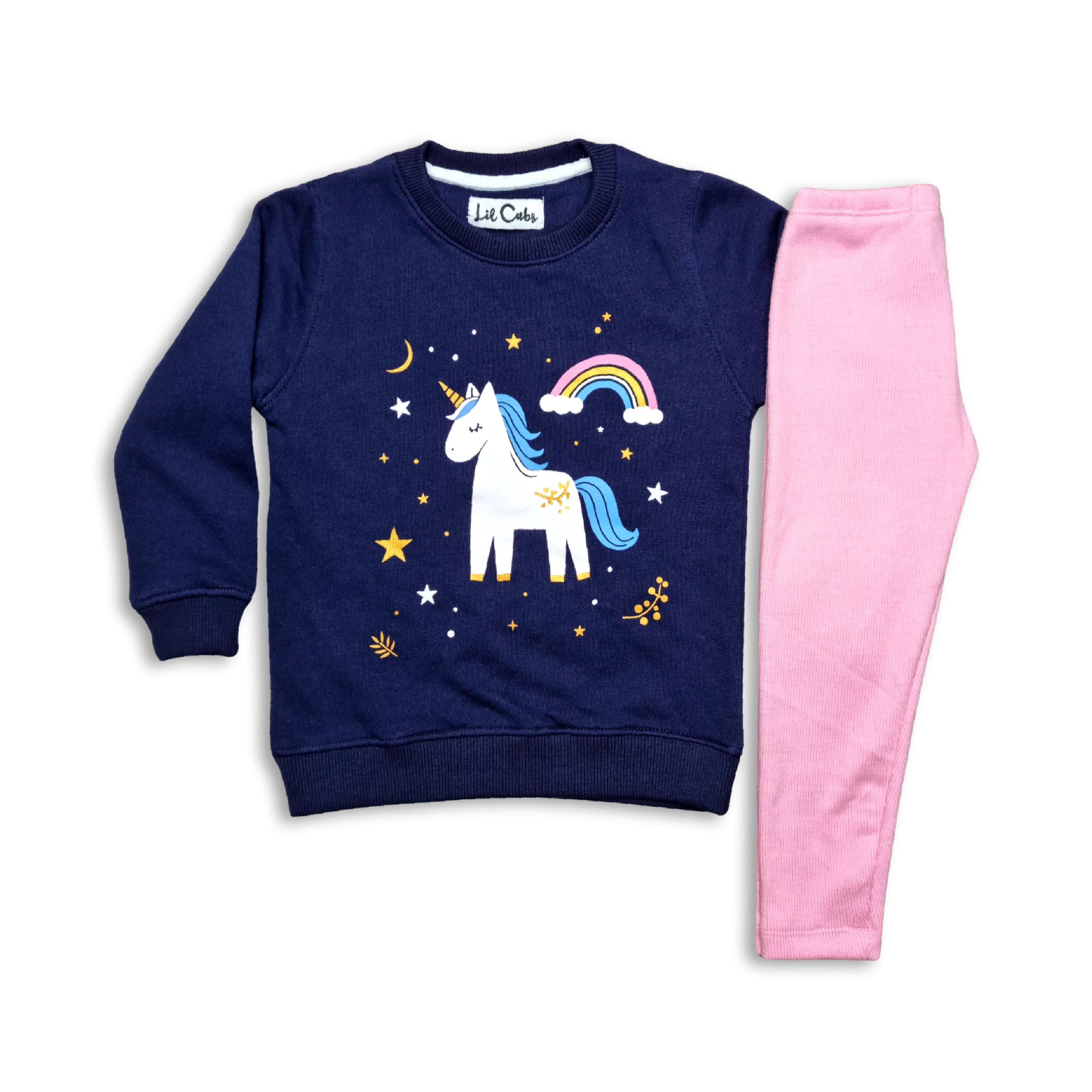 Enchanting Unicorn Girls' Tracksuit