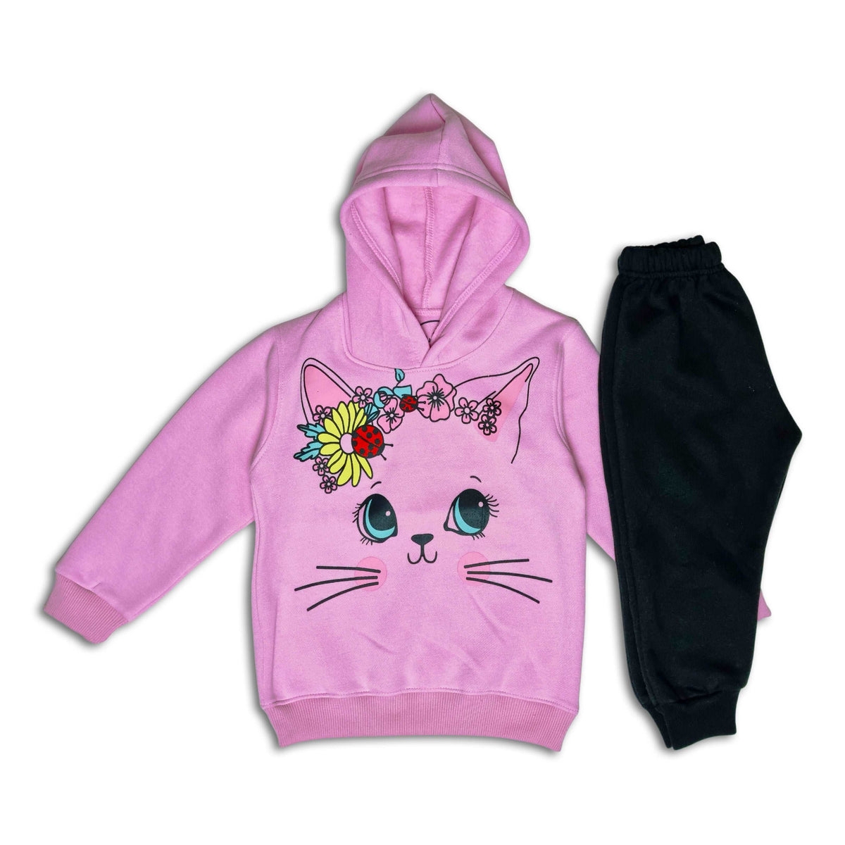 Kitty Garden Hoodie Tracksuit Combo - Ages 18-24M to 9-10Y