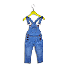 Flexi-Fit Denim Dungarees: Play-Proof Unisex Style for the Little Adventurers