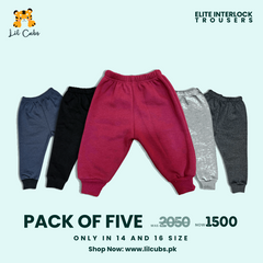 Pack of 5 Everyday Comfort Fleece Trousers