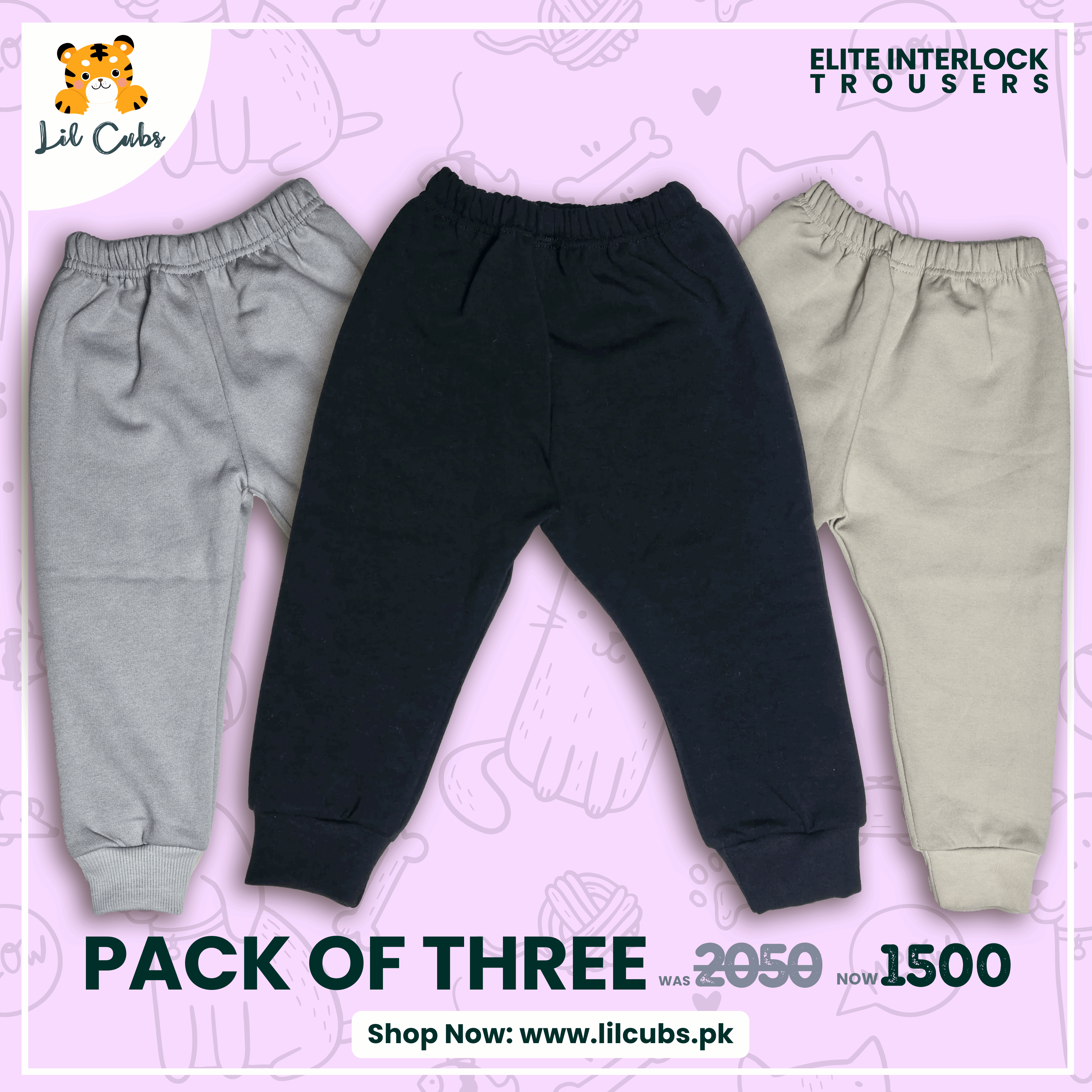 Pack of 3 Premium Unisex Trousers: Quality Meets Comfort