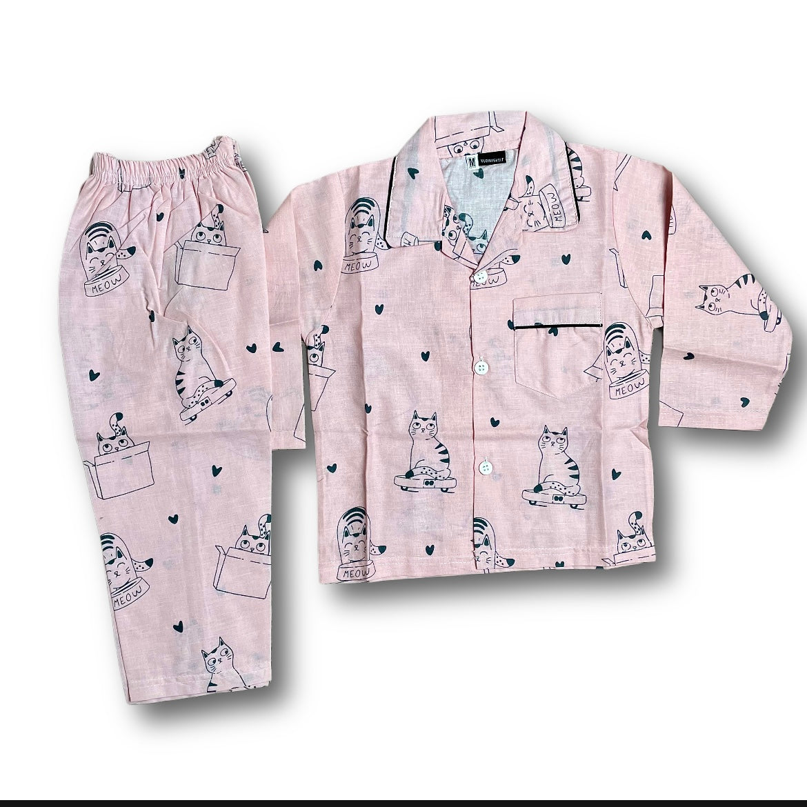 Breezy Dreams Unisex Cotton Night Suit (1-12 Years) ☀️🌙**