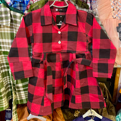 Winter Frock Tops Flannel Premium Quality