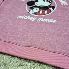 Mickey Mouse Magic: Girls' Sweatshirt Delight