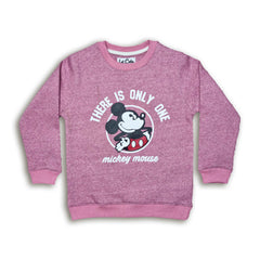 Mickey Mouse Magic: Girls' Sweatshirt Delight