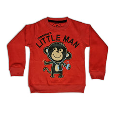 Mommy's Little Man" Fleece Sweatshirt for Boys