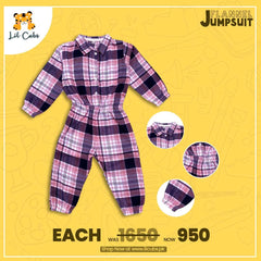 Cozy Plaid Flannel Jumpsuits: Perfect Winter Wardrobe for Girls 1-6 Years